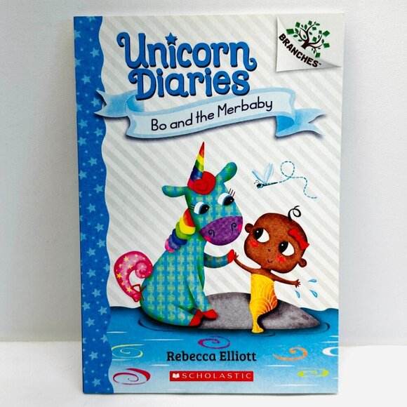 UNICORN DIARIES: Bo and the Merbaby Paperback by Rebecca Elliott Brand New - Picture 1 of 6